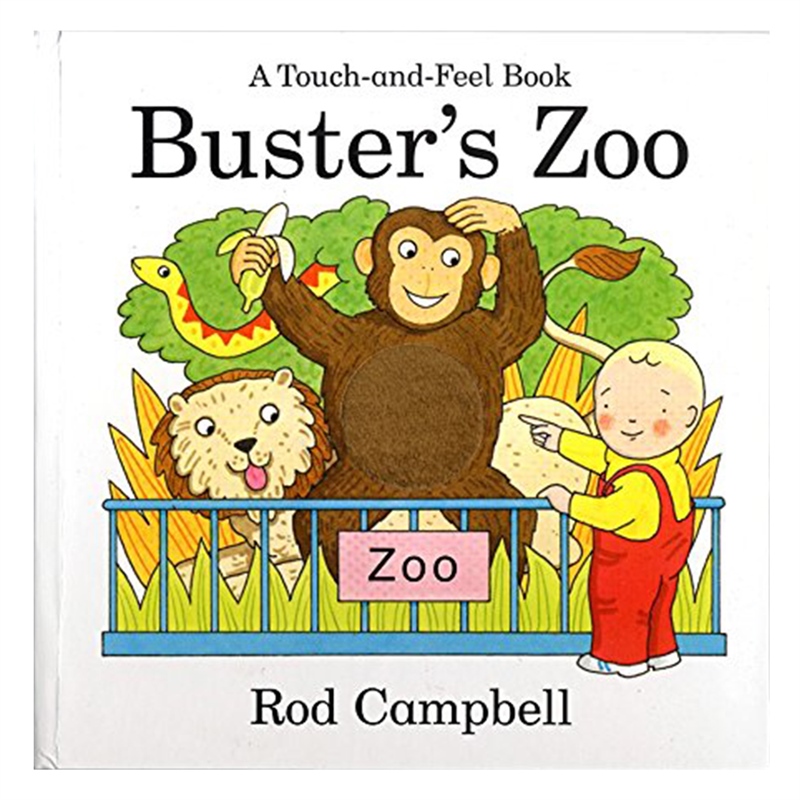 BUSTER'S ZOO - A TOUCH-AND-FEEL BOOK Çocuk Kitapları Uzmanı - Children's Books Expert
