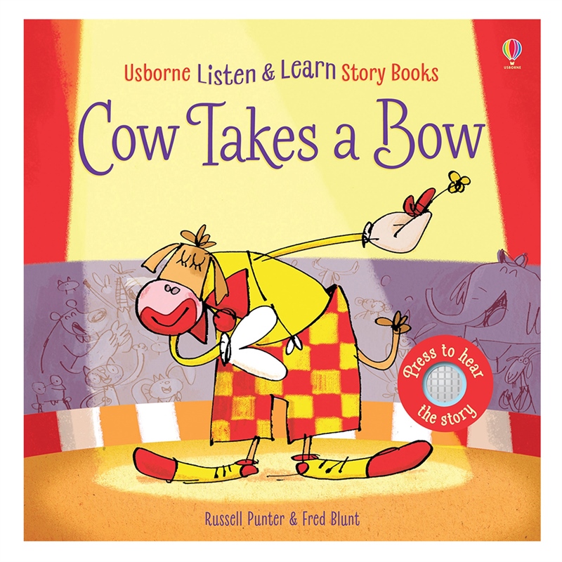 COW TAKES A BOW - USBORNE LISTEN & LEARN STORY BOOKS #yenigelenler Çocuk Kitapları Uzmanı - Children's Books Expert
