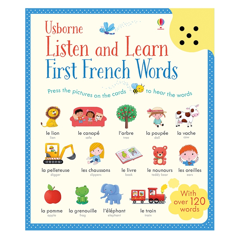 LISTEN AND LEARN FIRST FRENCH WORDS #yenigelenler Çocuk Kitapları Uzmanı - Children's Books Expert
