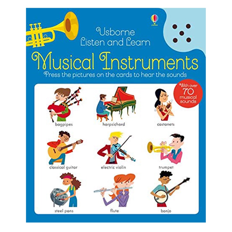 LISTEN AND LEARN MUSICAL INSTRUMENTS #yenigelenler Çocuk Kitapları Uzmanı - Children's Books Expert