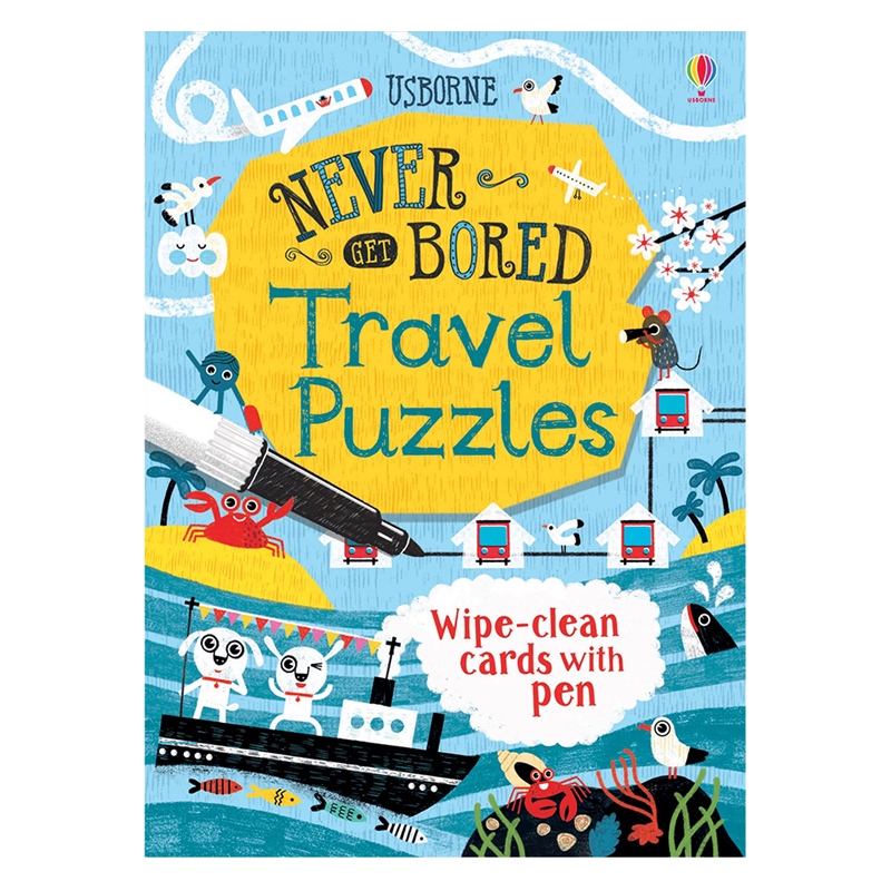 NEVER GET BORED TRAVEL PUZZLES #yenigelenler Çocuk Kitapları Uzmanı - Children's Books Expert