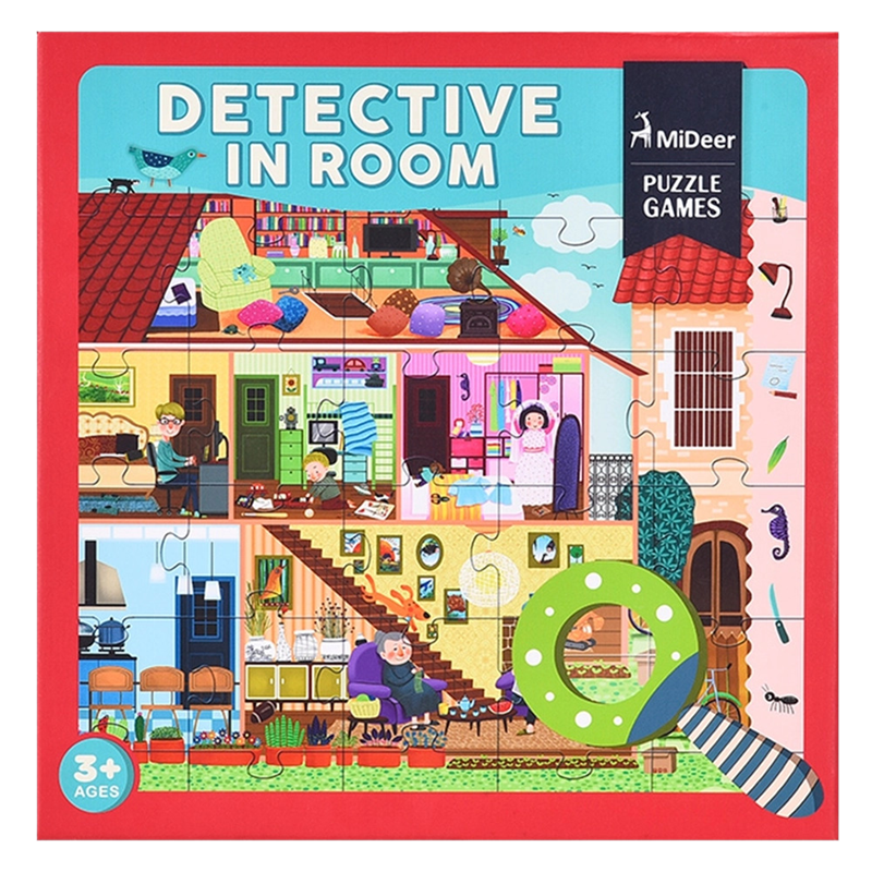 PUZZLE- DETECTIVE IN ROOM Çocuk Kitapları Uzmanı - Children's Books Expert