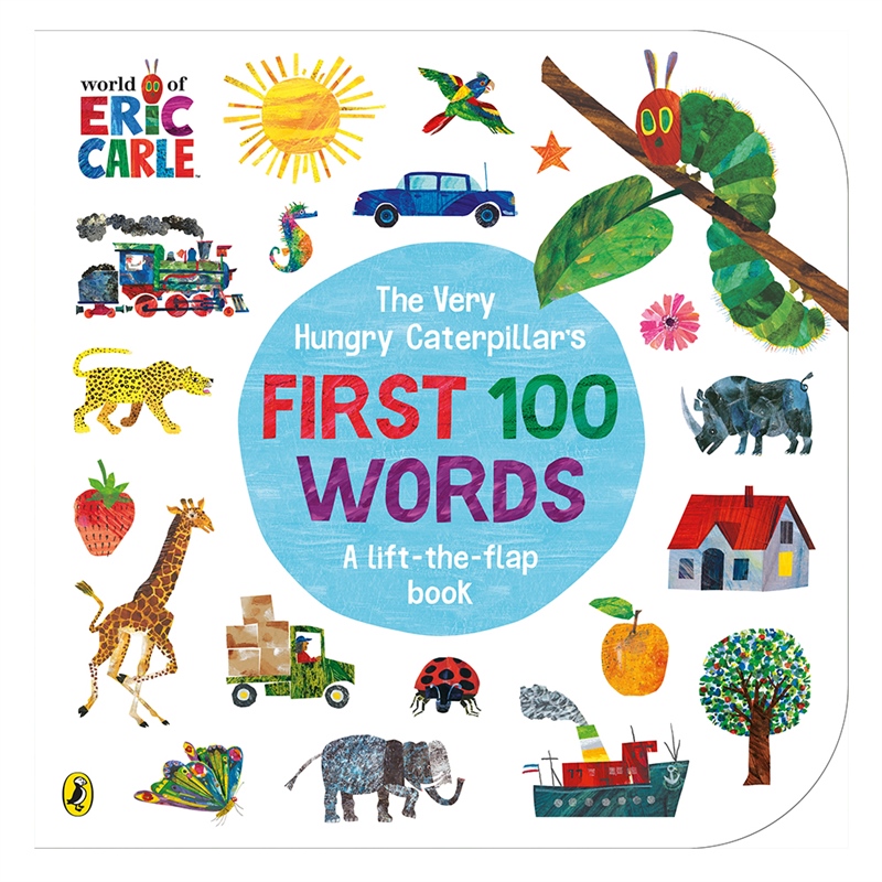 THE VERY HUNGRY CATERPILLAR'S FIRST 100 WORDS A LIFT THE FLAP BOOK Çocuk Kitapları Uzmanı - Children's Books Expert