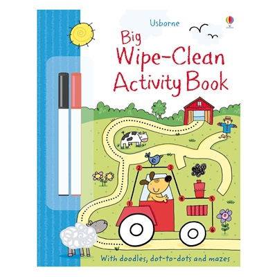 BIG WIPE-CLEAN ACTIVITY BOOK #yenigelenler Çocuk Kitapları Uzmanı - Children's Books Expert