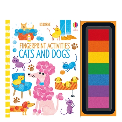 FINGERPRINT ACTIVITIES CATS AND DOGS Çocuk Kitapları Uzmanı - Children's Books Expert