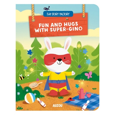 FUN AND HUGS WITH SUPER-GINO (FINGER PUPPET BOOK #yenigelenler Çocuk Kitapları Uzmanı - Children's Books Expert