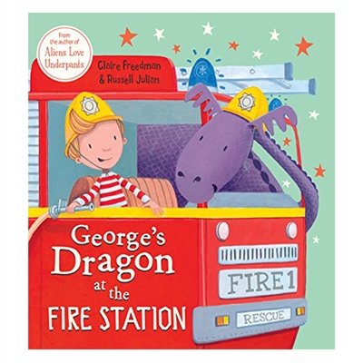 GEORGE'S DRAGON AT THE FIRE STATION Çocuk Kitapları Uzmanı - Children's Books Expert