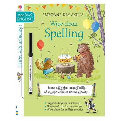KEY SKILLS WIPE CLEAN SPELLING 8-9 Çocuk Kitapları Uzmanı - Children's Books Expert