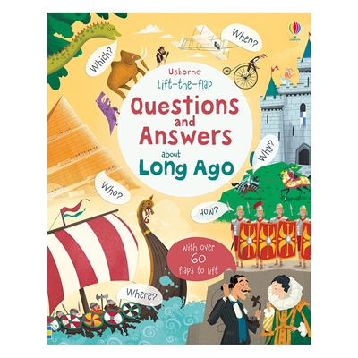 LIFT THE FLAP QUESTIONS AND ANSWERS ABOUT LONG AGO #yenigelenler Çocuk Kitapları Uzmanı - Children's Books Expert