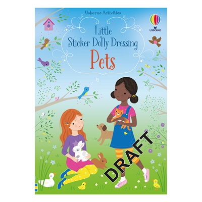 LITTLE STICKER DOLLY DRESSING PETS Çocuk Kitapları Uzmanı - Children's Books Expert
