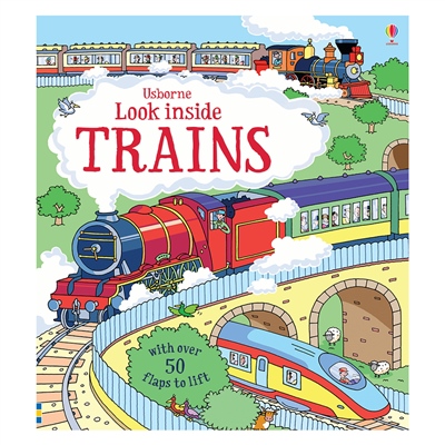 LOOK INSIDE TRAINS Çocuk Kitapları Uzmanı - Children's Books Expert