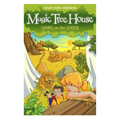 MAGIC TREE HOUSE LIONS ON THE LOOSE Çocuk Kitapları Uzmanı - Children's Books Expert