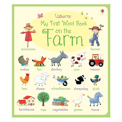 MY FIRST WORD BOOK ON THE FARM #yenigelenler Çocuk Kitapları Uzmanı - Children's Books Expert