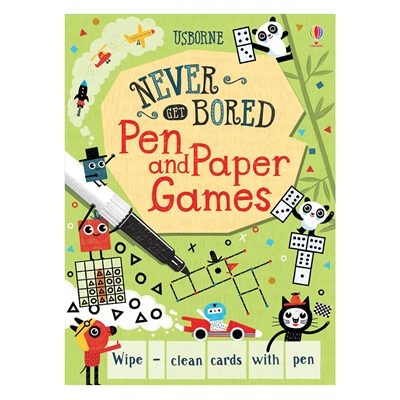 NEVER GET BORED PEN AND PAPER GAMES #yenigelenler Çocuk Kitapları Uzmanı - Children's Books Expert