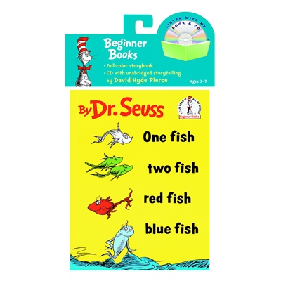 ONE FISH, TWO FISH, RED FISH, BLUE FISH (BOOK&CD)