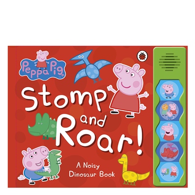 PEPPA PIG - STOMP AND ROAR! A NOISY DINOSAUR BOOK Çocuk Kitapları Uzmanı - Children's Books Expert