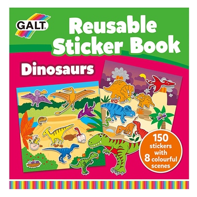REUSABLE STICKER BOOK - DINOSAURS Çocuk Kitapları Uzmanı - Children's Books Expert