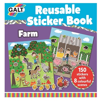 REUSABLE STICKER BOOK - FARM Çocuk Kitapları Uzmanı - Children's Books Expert