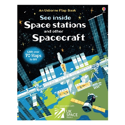 SEE INSIDE SPACE STATIONS AND OTHER SPACECRAFT Çocuk Kitapları Uzmanı - Children's Books Expert
