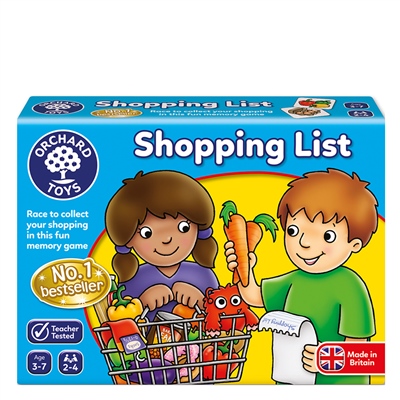 SHOPPING LIST GAME Çocuk Kitapları Uzmanı - Children's Books Expert