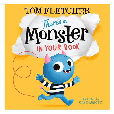 THERES A MONSTER IN YOUR BOOK (BOARDBOOK) Çocuk Kitapları Uzmanı - Children's Books Expert